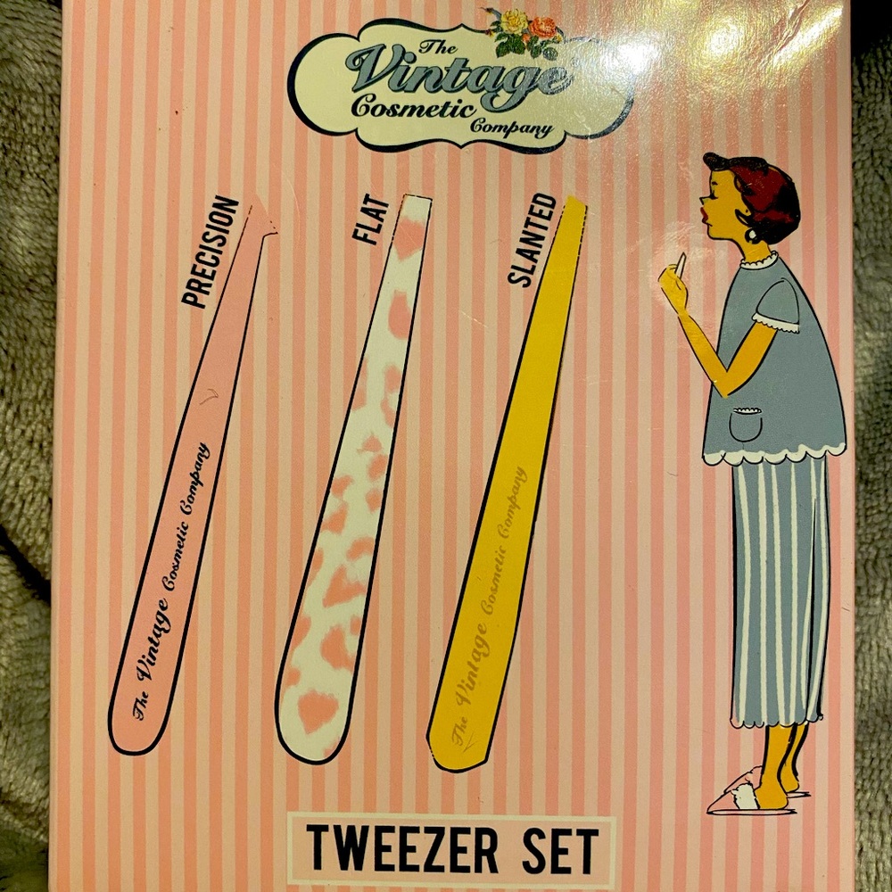 Vintage cosmetic tweezers